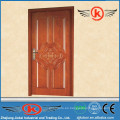 JK-A9025 JieKai Puerta blindada de madera / diseño de la puerta de seguridad delantera / puerta plana de metal